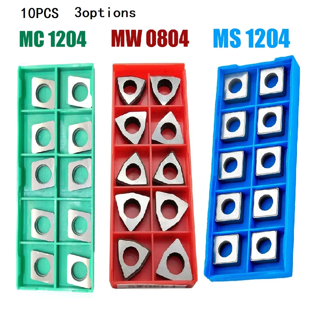 Carbide Shim Trigon Turning Tool 10pcs Accessories Pad Carbide Shim Trigon External Turning Tools High Toughness for lathe CNC