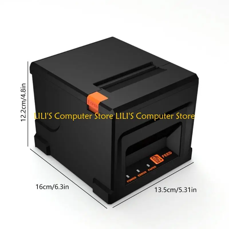 A52B Thermals Receipt Printer Auto Cut Function 300mm/s Speed USB Connectivitys Commercial Use