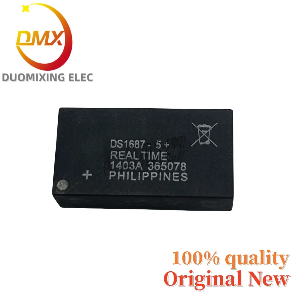 5PCS/Lot 100%New DS1687-5 DIP-20 Real-time clock IC