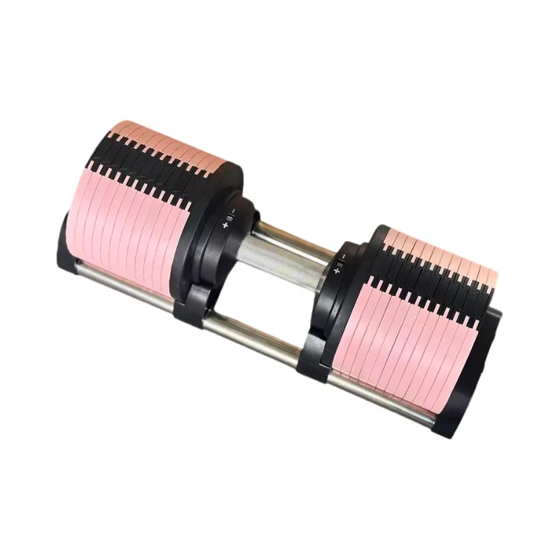 

Adjustable Full Body Workout Paint-baked Cast Iron Dumbbells Set Steel Knurled Handle Space-Saving Fitness Gear Hot Sale 16kg