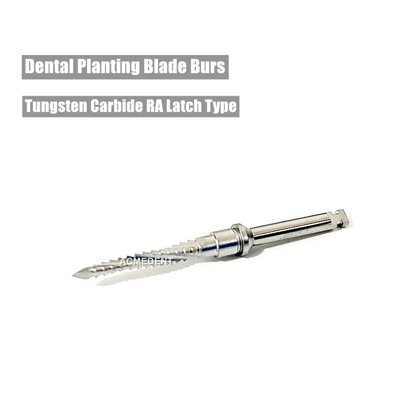 ∅2.3 Dental Cross Cutter Drill Implant Bone Side Cut Debris Blade Fit Lindemann Oss Pointed Head