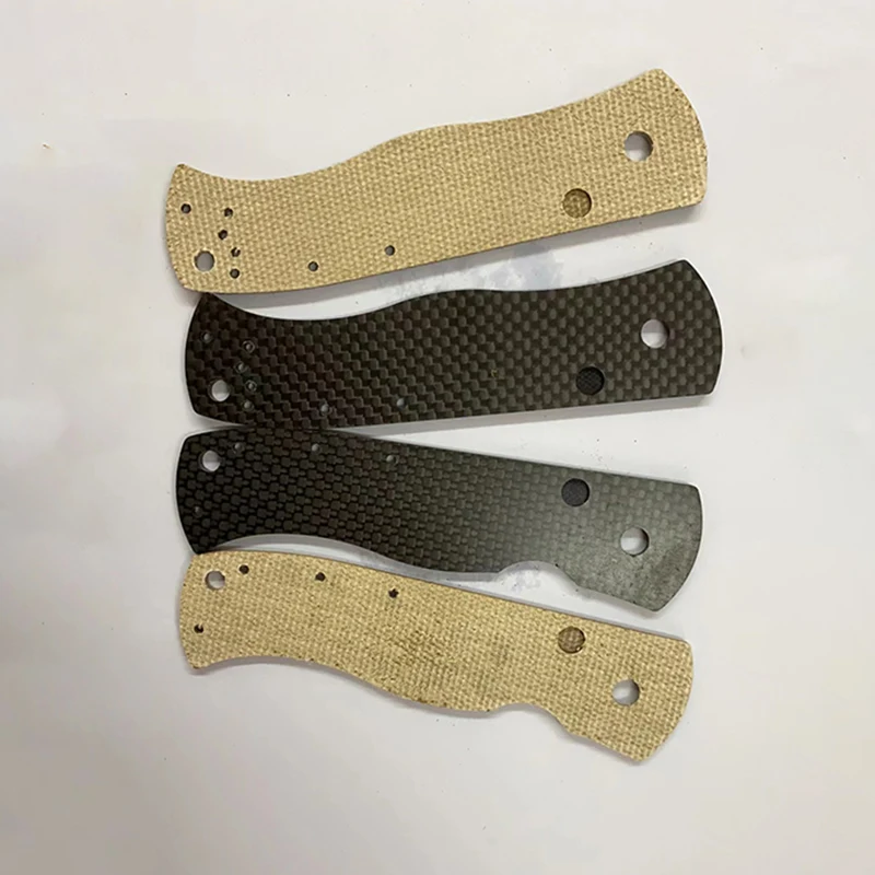 4 Patterns G10 Flax Micarta Material Folding Knife Scale Handle Patches For Emerson CQC7 Knives Grip DIY Making Repair Accessory