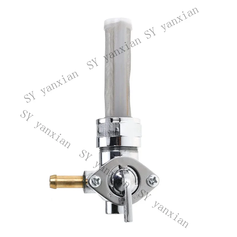 SY+ Left Fuel Petcock Valve Straight Outlet 62163-75 For Harley Davidson 62167-81