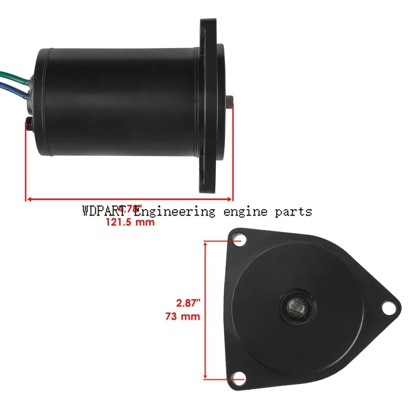 حواف الميل لياماها 60 60HP 70 70HP 90 90HP 2-السكتة الدماغية 6H1-43880-02 / API PT602NM