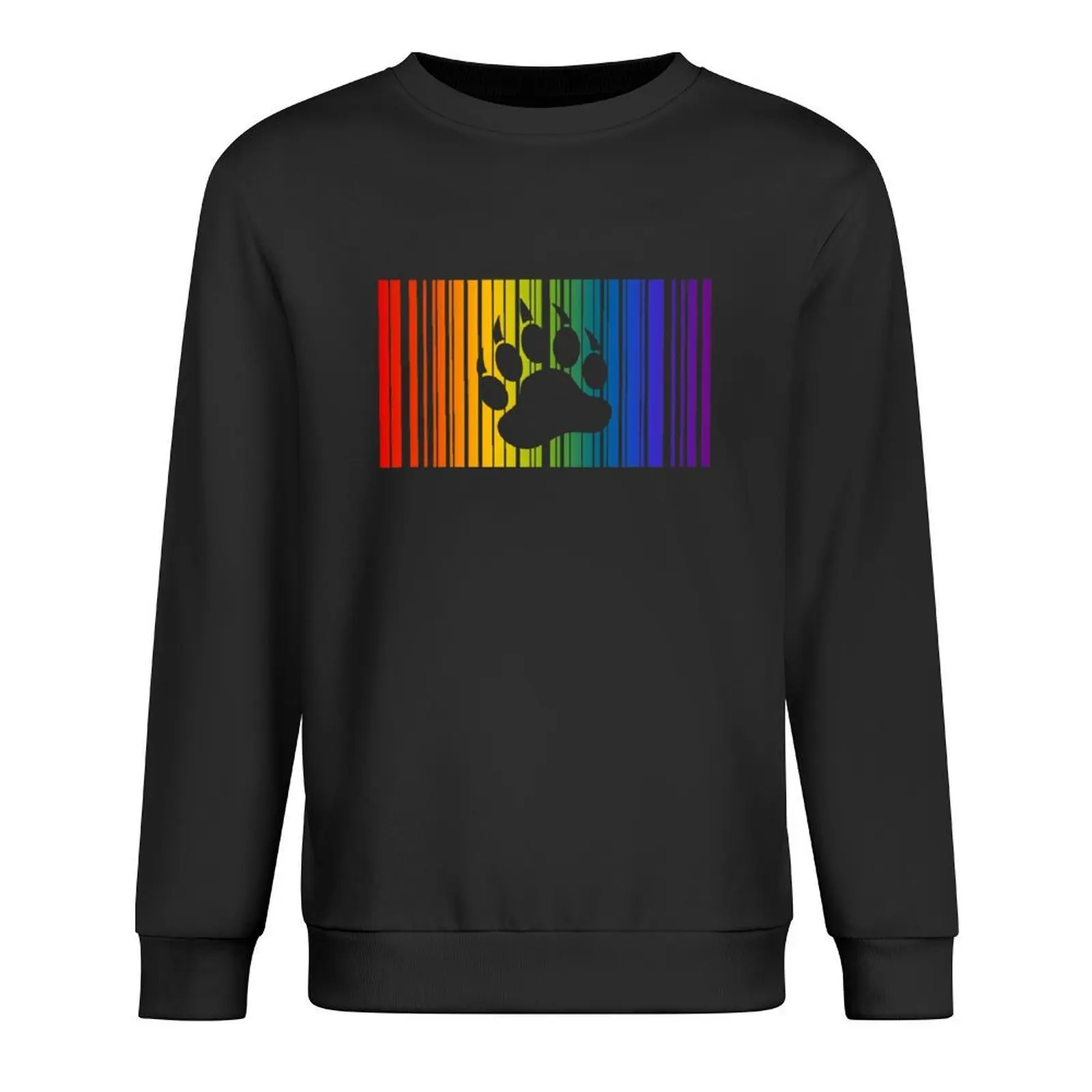 

Gay Bear Paw Barcode Pullover aesthetic clothing korean style clothes mens clothing anime clothes sweatshirt