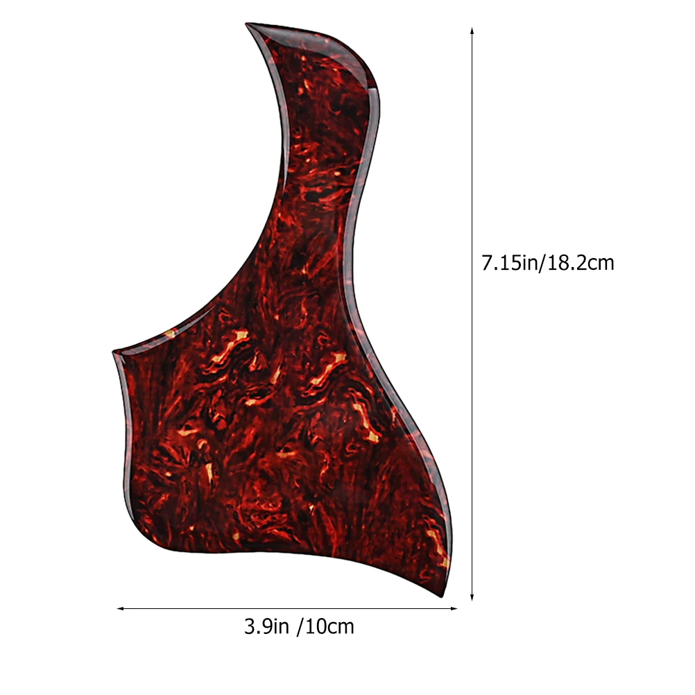 Self-Adhensive Acoustic Guitar Pickguard Professional Impact Protection Guitar Pickguard Ducktortoise Shell Reinforced Guitar