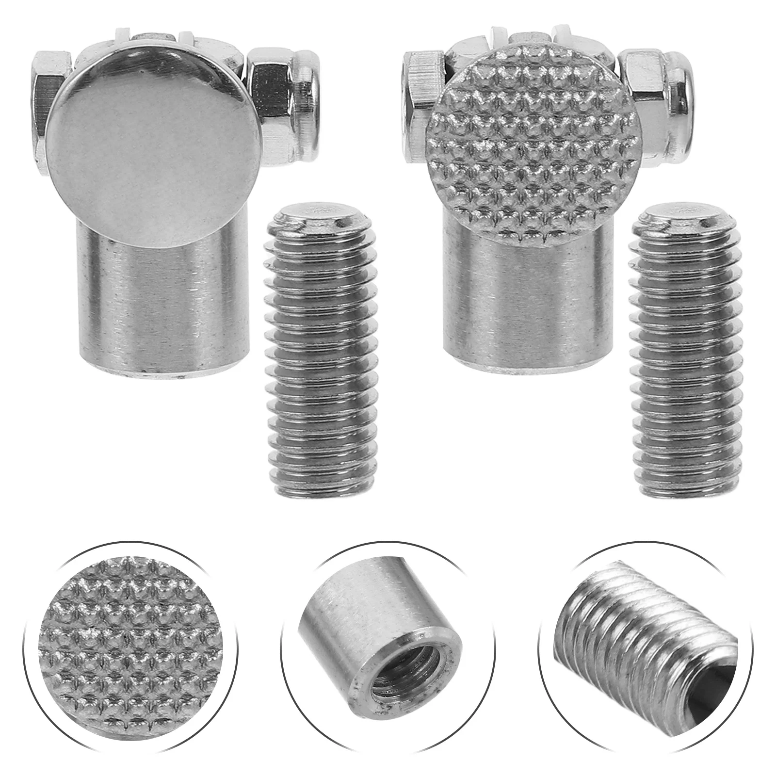 

2Pcs Car Dent Pad Iron Kit Multi-Function Changeover Head for Auto Body Repair Small Dent Remover Sheet Metal Repair Tools