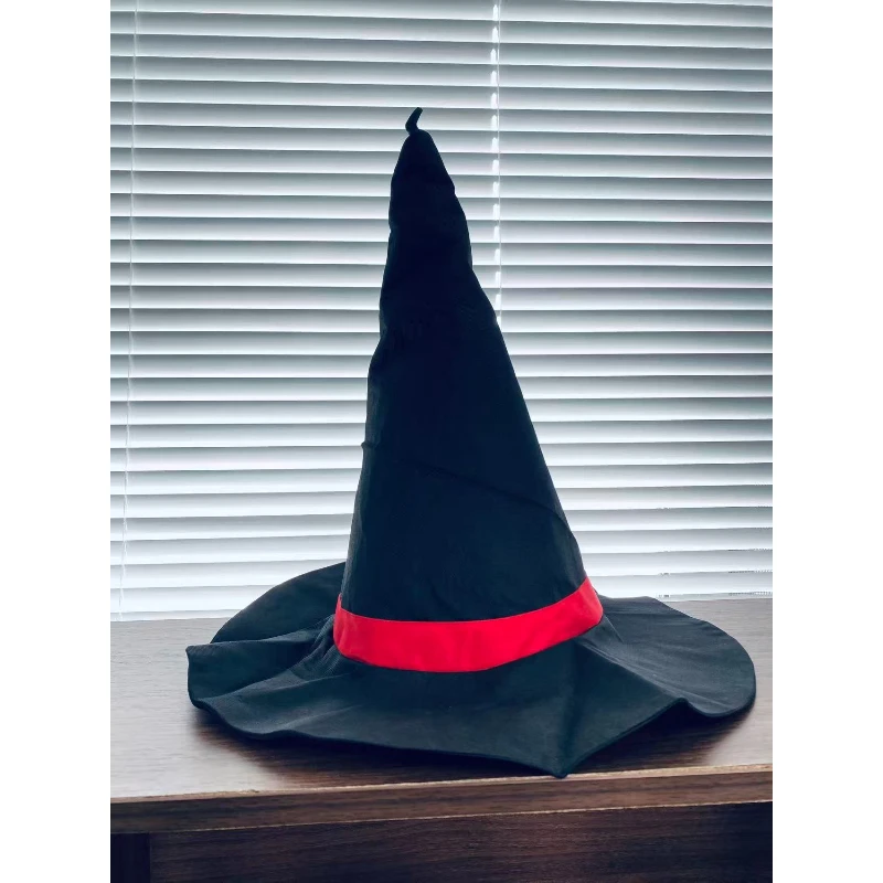 Halloween Christmas Roleplaying Wizard Hat Danganronpa Magician Yumeno Himiko Hat Foldable Pointed Magic Hat Cosplay Accessories