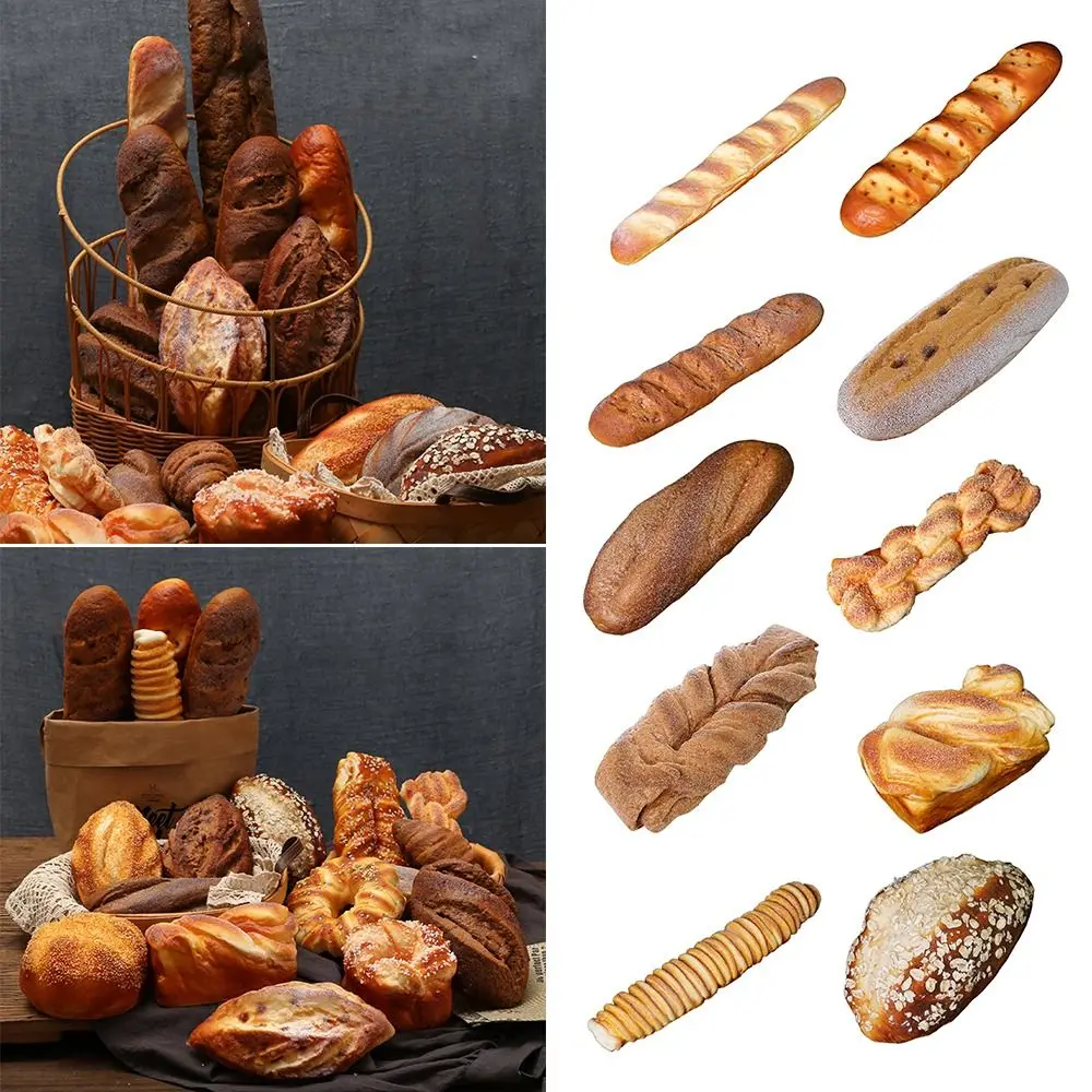 Artificial Bread Simulation French Baguette Kitchen Toy Home Decoration Bakery Scene Model Shopwindow Ornament Accessories