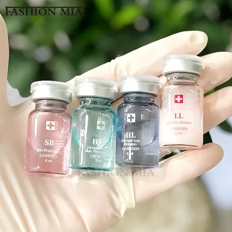 Korea 5ml Hyaluronsäure Kollagen Peptid Ampulle Booster Serum Reparatur Gesichtspflege Feuchtigkeitsspendend Verjüngend Spa Hautpflege Schönheit
