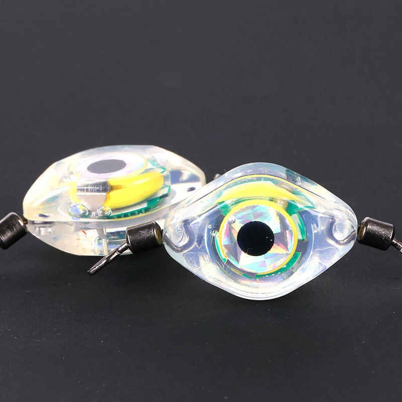 1pc LED Fish Lamp Mini Fishing Lure Light LED Deep Drop Underwater Eye Shape Fishing Squid Fishing Bait Luminous Lure - view 5