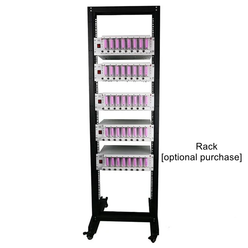 EBC-X 8-channel battery divider cabinet 10A cycle ternary iron-lithium 18650 battery capacity tester