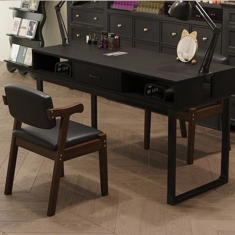 Manicure Table American Retro Desk Storage Single Manicure Table Desk Salon Furniture Manicure Table Nail Desk Nail Desk Station