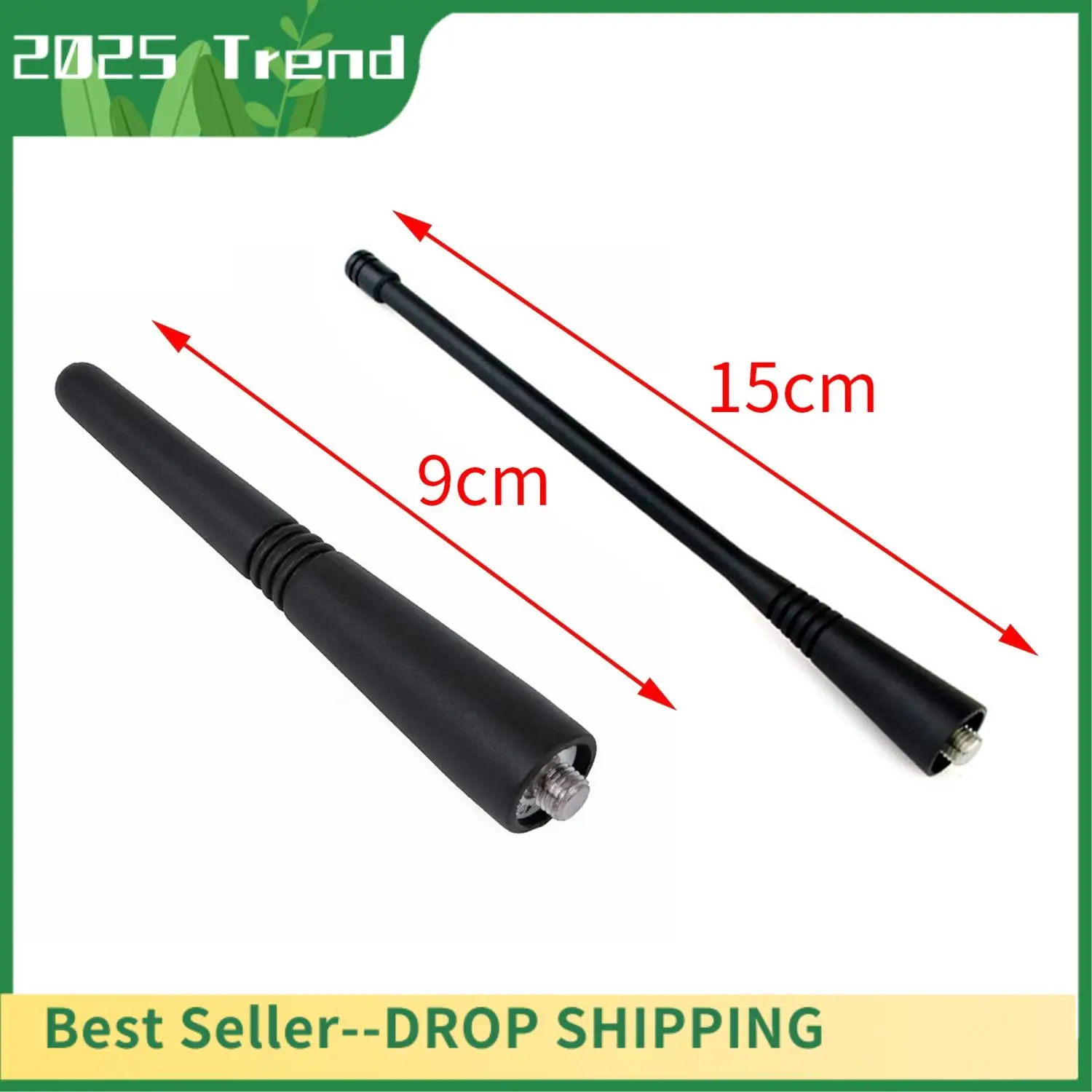 최고 거래 1Pcs Uhf 안테나 및 1Pcs 9 Cm 길이 안테나 짧은 Pmae4003 Uhf Stubby 안테나 Motorola Gp68 Gp88 용 430-470 Mhz 범위