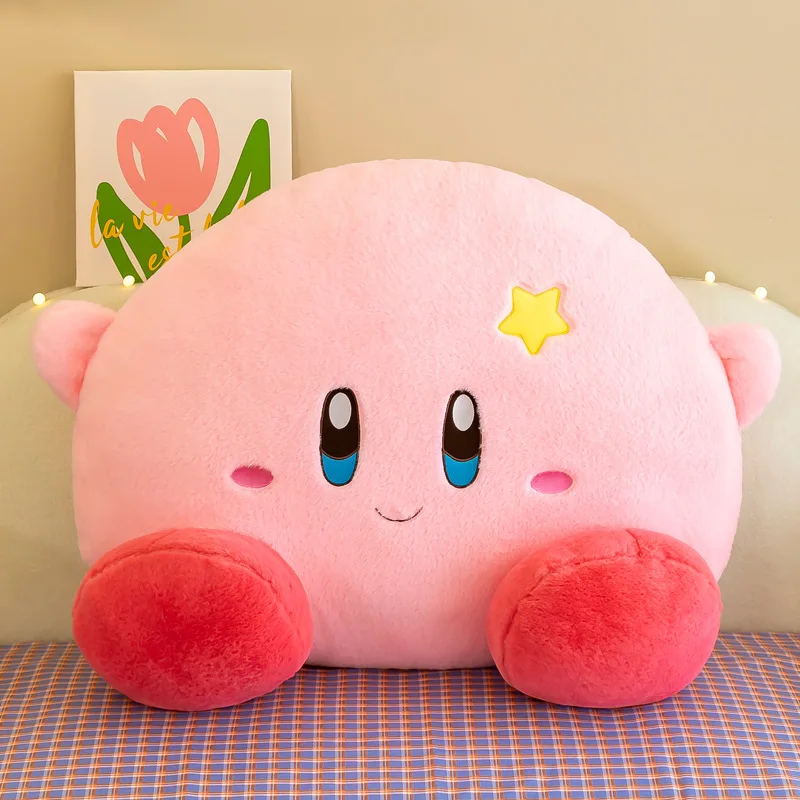 Large size Kirby Plush Large Sleeping Pillow Cute Stuffed Animal for Kids Bedside Decor Hugging Cushion Birthday Gift for Girls view 5