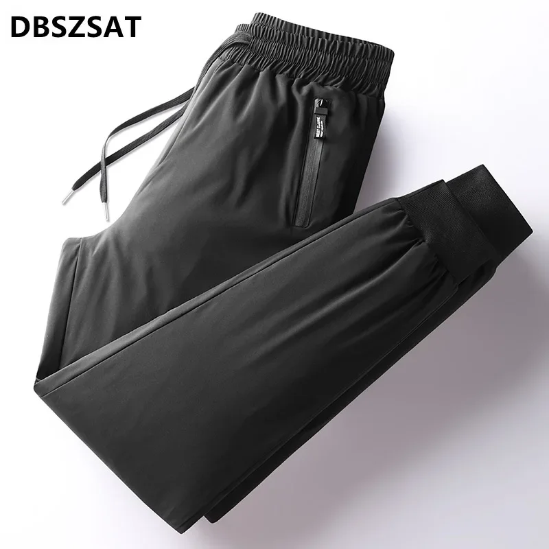 XKK   new style 2022  new down pants winter thickening warm wind-proof white duck down foot pants over the cold sweatpants