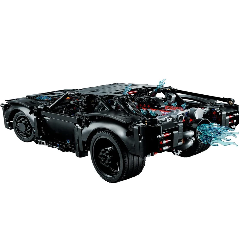 

1360 Pieces Batmobile Car Model Building Blocks Bat Movie Superhero Battle Vehicle MOC-42127 Building Blocks Toy Gift