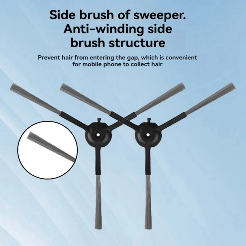 18 قطعة من فلتر الفرشاة ومجموعة أكياس الغبار لقطع غيار ملحقات المكنسة الكهربائية ROIDMI EVE MAX