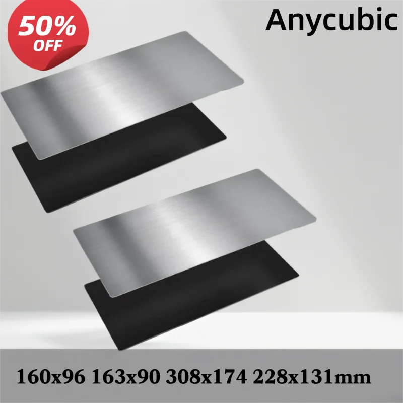 

2 шт., гибкая объединительная пластина для 3D-принтера из смолы для Anycubic Photon Mono 2/Mono 4/M7/M7 Max, гибкая пластина из пружинной стали, магнитное основание