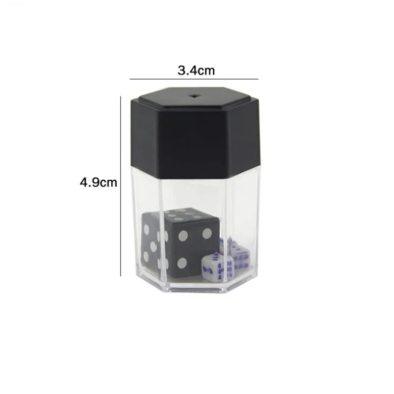 Dice Bomb - Small Magic Tricks Explosion Dice Big to Small Magia Appearing Close Up Bar Gimmick Props Accessories Comedy