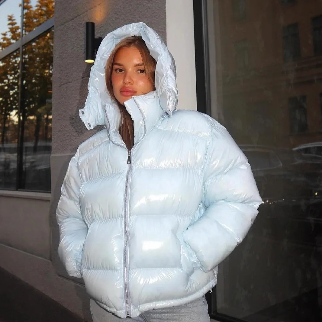 Women Winter Coat Long Sleeve Jacket Coat Hooded Warm Women Tops Casaco Feminino