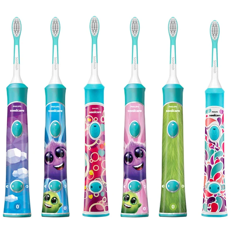 2pcs Children\'s Electric Toothbrush Parts Style Drawing Sticker For HX6312/HX6322/HX6320/HX6330/HX6340/HX6350