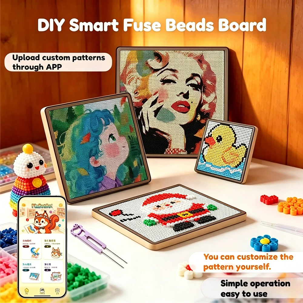 Art Craft App - แผงไฟ LED แบบ Fuse Beads พร้อมแอพแนะนำรูปแบบ,