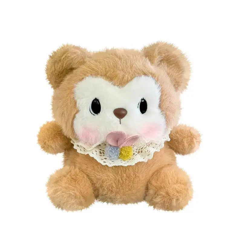 Neueste Nette Tisch Büro Simulation Tier Serie Gefüllte Plüsch Spielzeug Puppe Cartoon Anime Nette kinder Geburtstag Geschenk Spaß Puppe