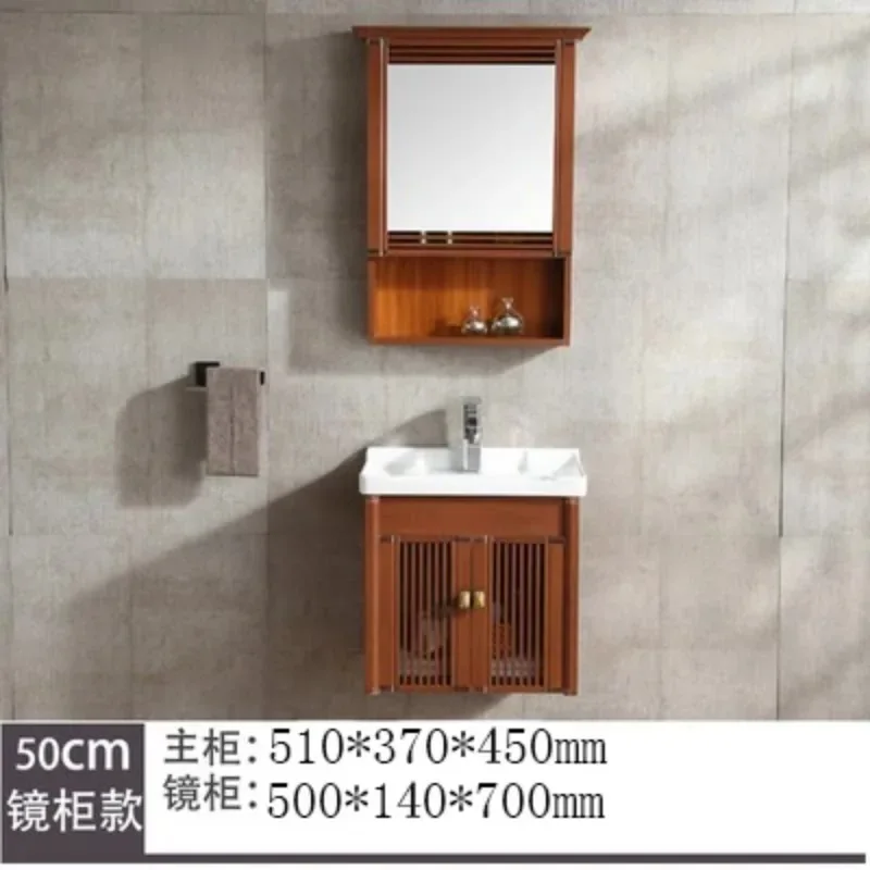 Dresser Space Saving Bathroom Cabinet Mirror Organizer Makeup Sink Vanity Storage Cabinet Shelves Washbasin Jewelry Furniture image 5