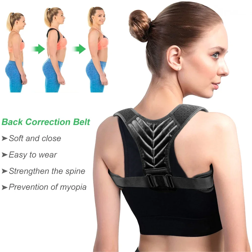 Posture Corrector for Women Men, Back Brace, Posture Trainer for Spinal Alignment & Posture Support Adjustable Back Straightener