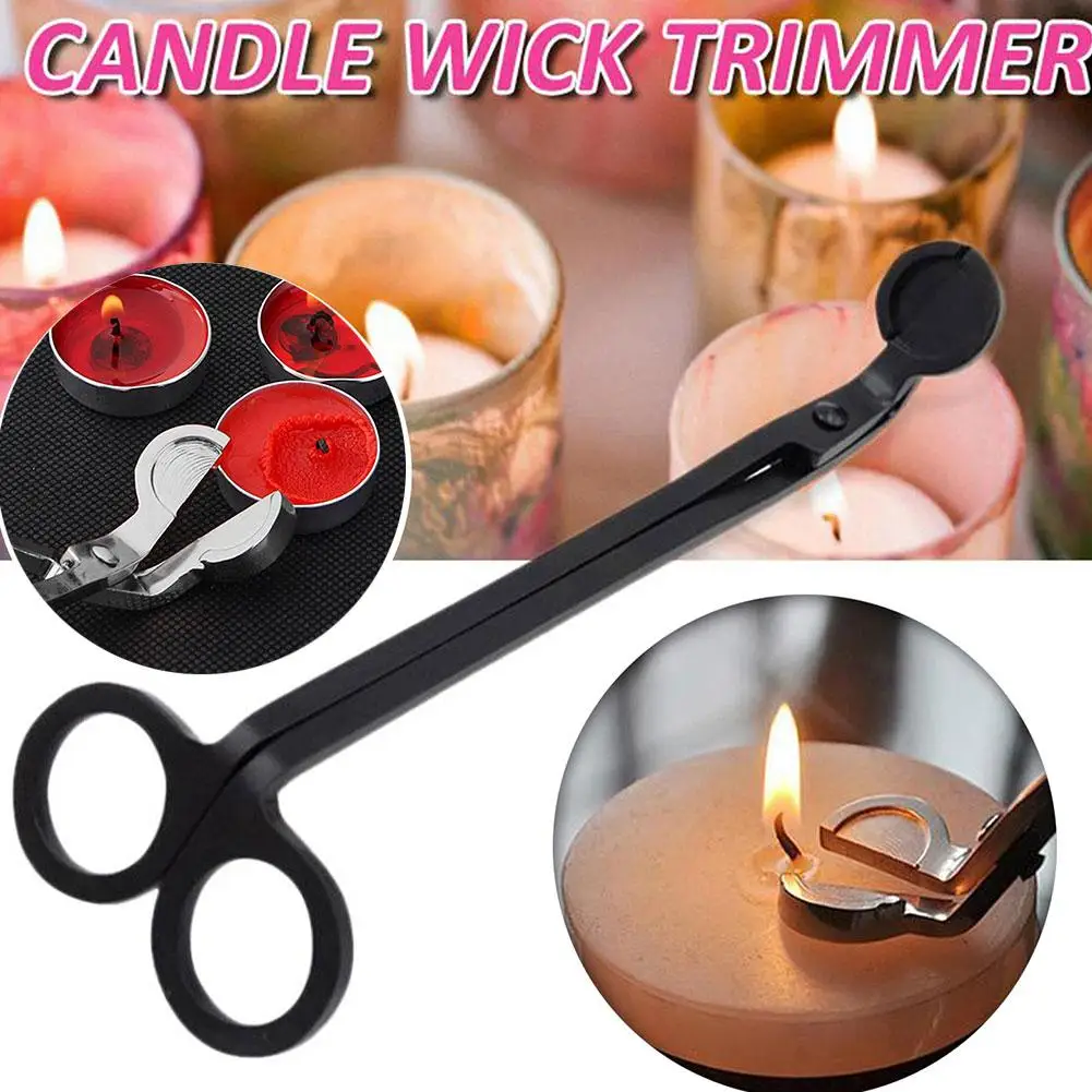 1pc Candle Cutter Aromatherapy Candle Tool Stainless Scissors Extinguishes Steel Diy Candle Trimmer Wick Candle Handmade Co G4z4