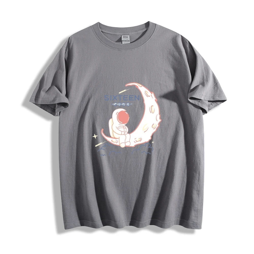 Cotton T-Shirts Trendy Cartoon Prints Loose And Comfortable Cotton Fabric Awaken Childhood Memories Summer Playful Outfits