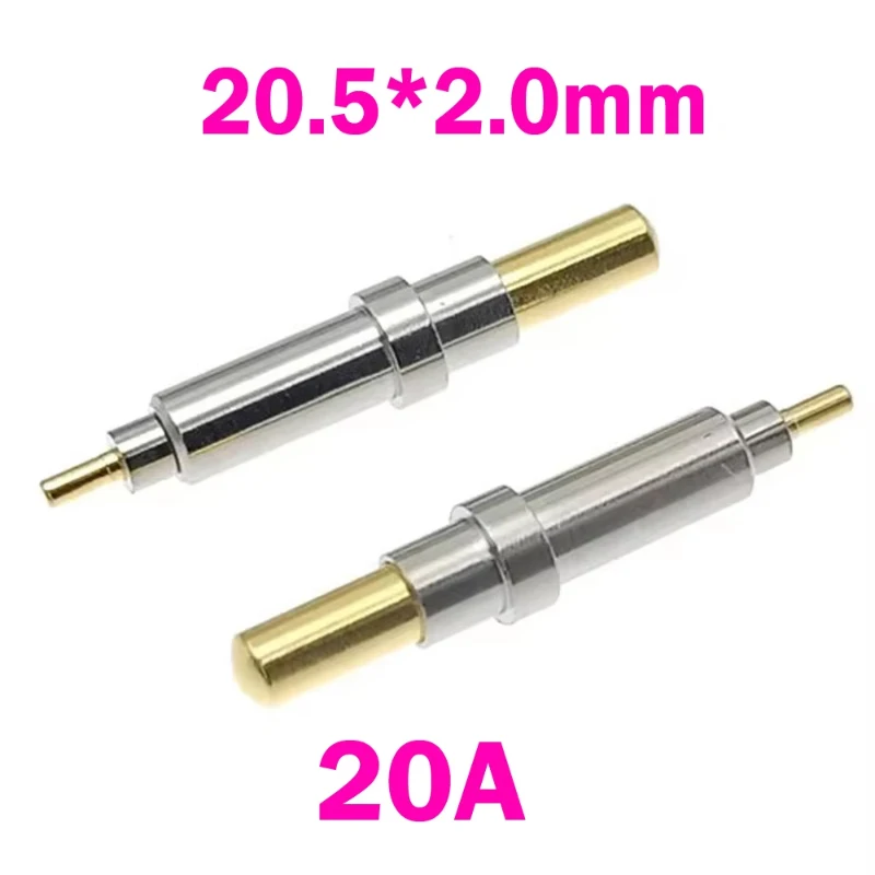 20A High Current Pogo Pin Spring Loaded Test Probe Needle for Medical Equipment Automotive Connector Charging Pin