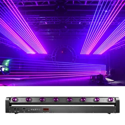 8X15W RGBW Moving Head Lights LED Beam DMX512 Control Multicolor Beam Bar Light Stage Professional Lighting for DJ DISCO Party