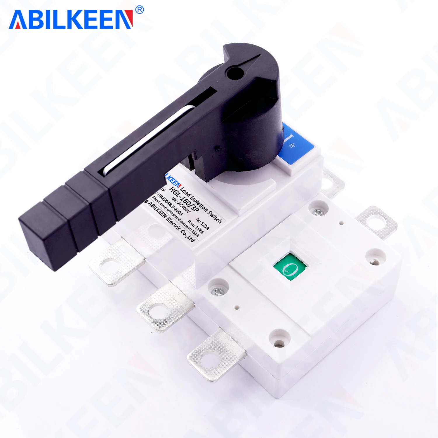 ABILKEEN 3P HGL Disconnector Load Isolating Switch AC400V 63~630A 50/60Hz Circuit Breaker Isolating Switch for Water Pump;CNC