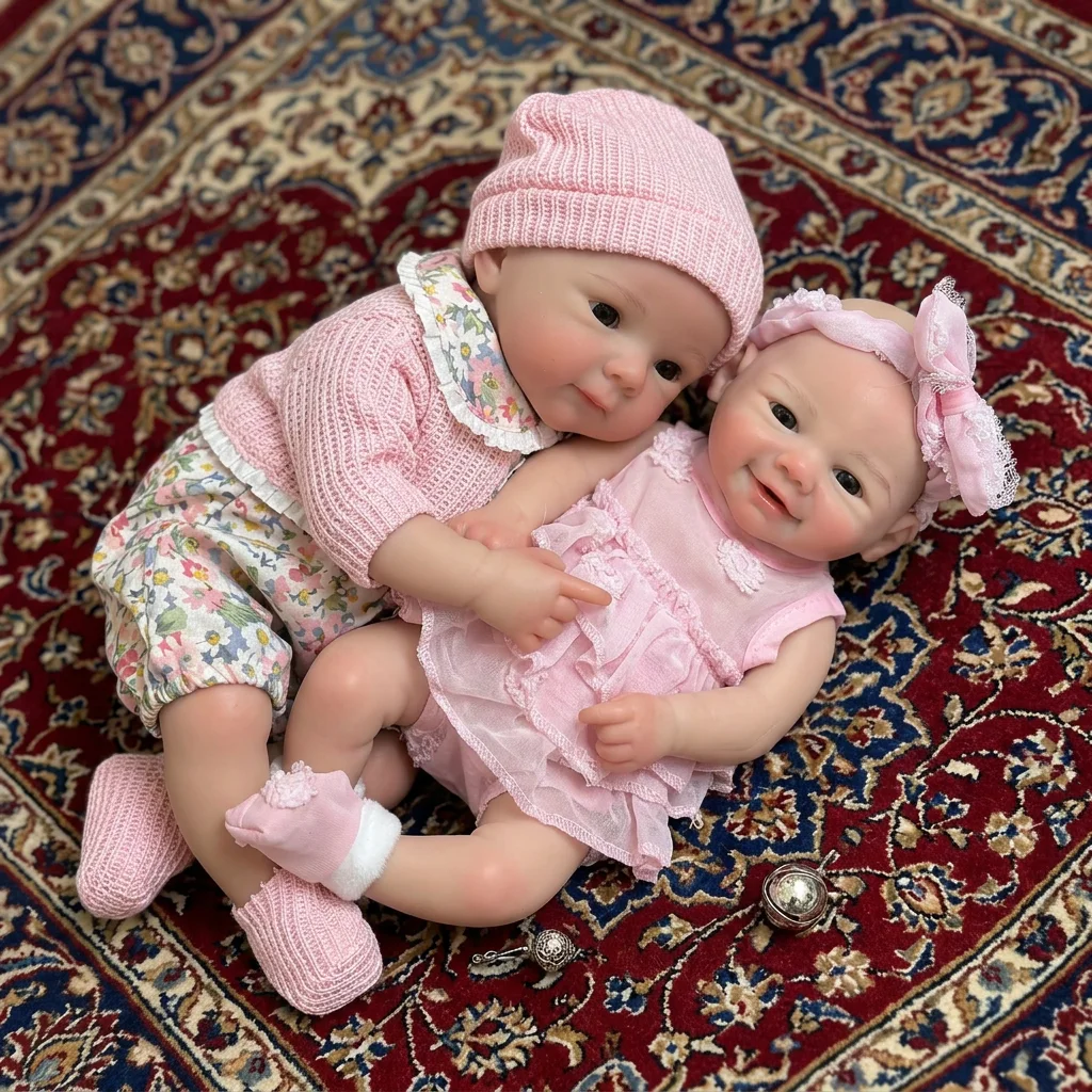 

Кукла-реборн Aizwa1 Lovely BETTIE AND VIVIENNE из цельного силикона, маленькая сестренка, игрушка для девочек