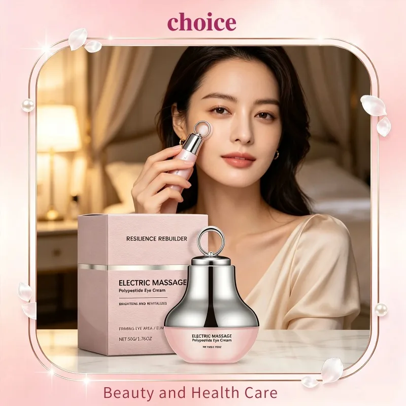 Electric Roller Firming Eye Serum 2 In 1 Deep Hydration Fade Dark Circles Relieve Eye Fatigue Automatic Vibration Eye Massager