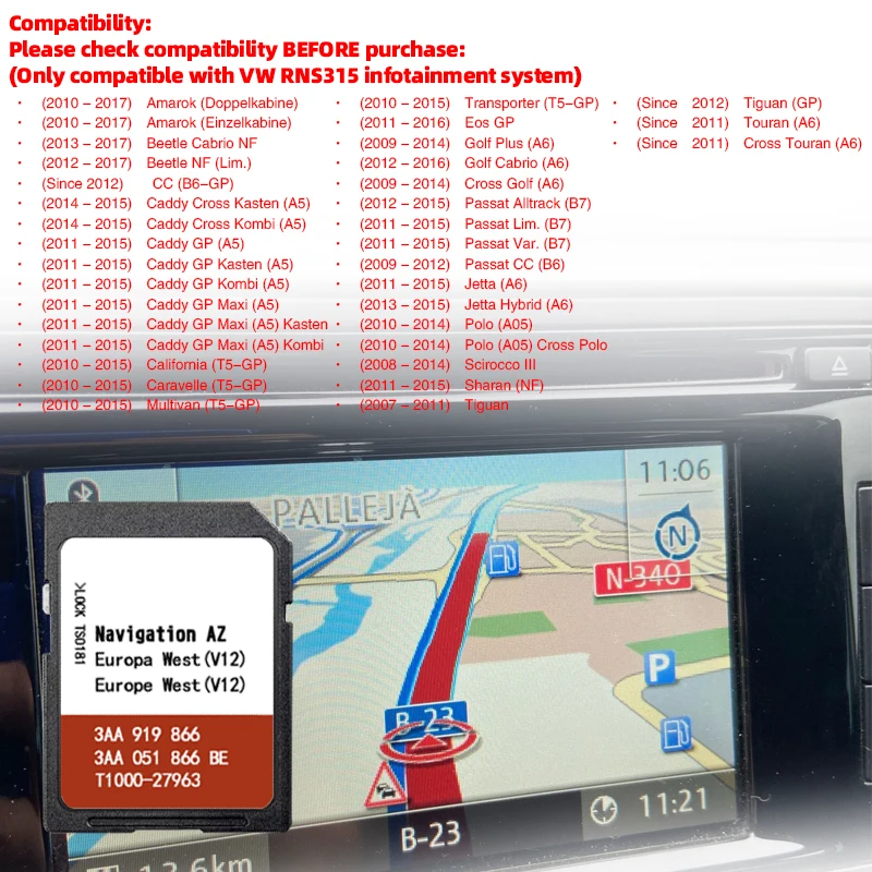 Az V12 Sat Nav RNS3… - image
