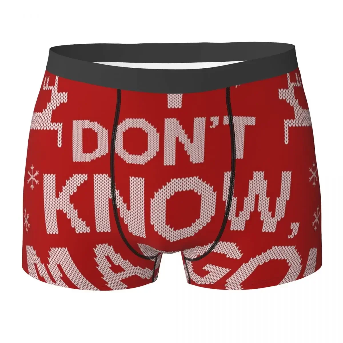 Calzoncillos Boxer, pantalones cortos, vacaciones de Navidad, no sabe, bragas Margo, ropa interior cómoda para hombre, regalos para novio