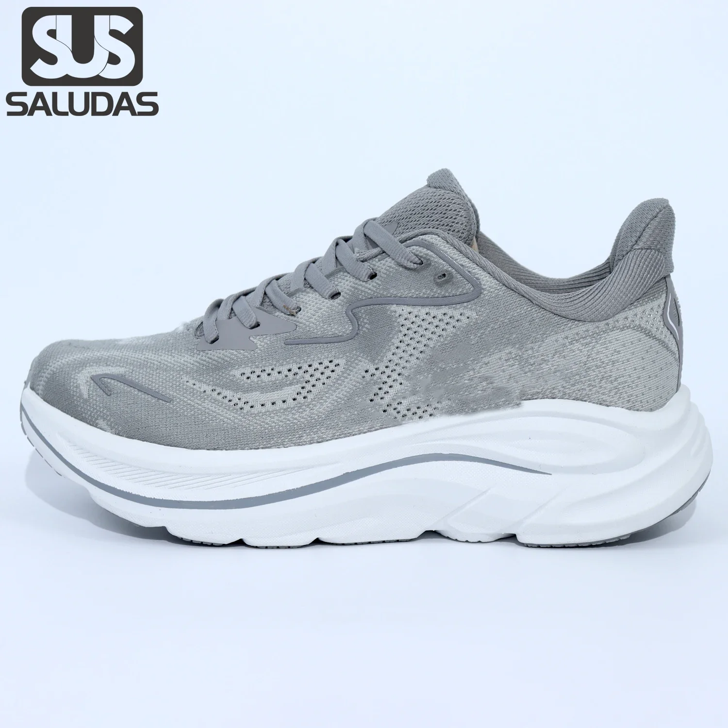 SALUDAS Original Road Running Shoes Men and Women Casual Jogging Sneakers Lightweight Elastic Breathable Fitness Tennis Shoes