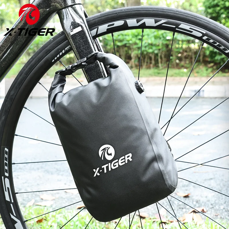 X-TIGER Portable Waterproof Bike Fork Bags 6L Portable Bike Bags Electric Scooter Bags Bicycle Front Bags Bicycle Fork Bags