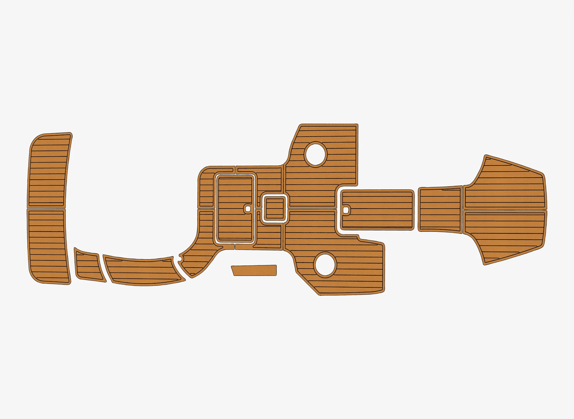 

Кобальт 27 1/4 дюйма, 6 мм, пена EVA, нескользящий морской коврик из тикового ПВХ, настил из тикового дерева, домашний ковер, морской пол