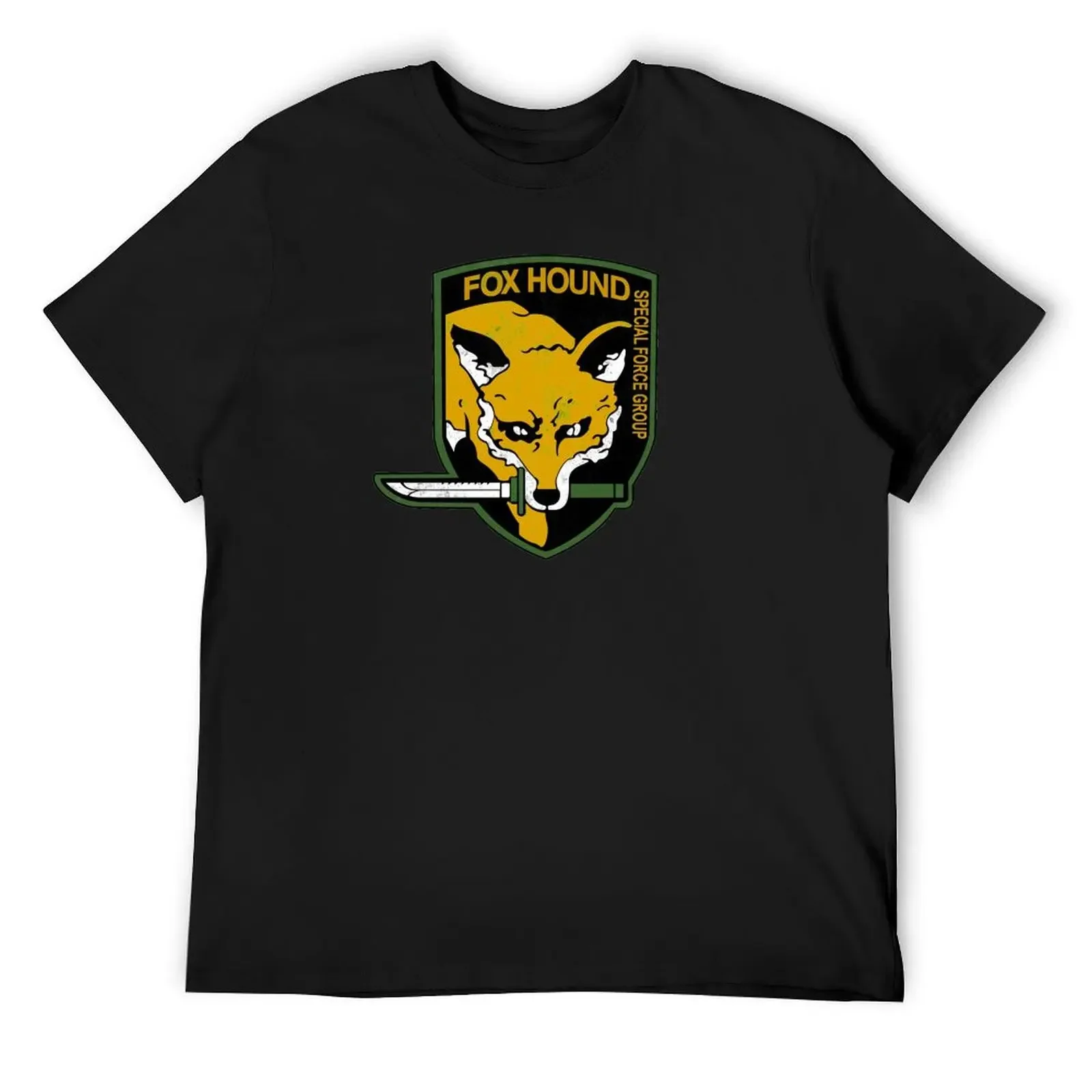 FOXHOUND Patch T-Shirt graphic tee shirt quick-drying cheap stuff mens graphic t-shirts anime