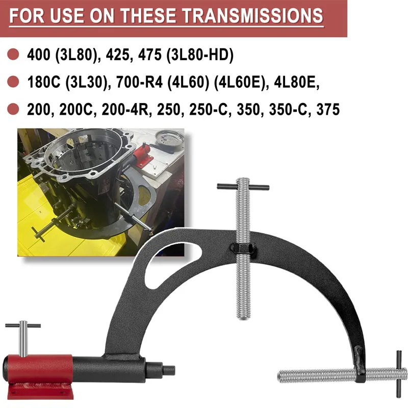 J-8763-B Transmission/Small Engine Holding Fixture Tool with Base For Transmissions:  200-4R, 250, 250-C, 350, 350-C, 425 More