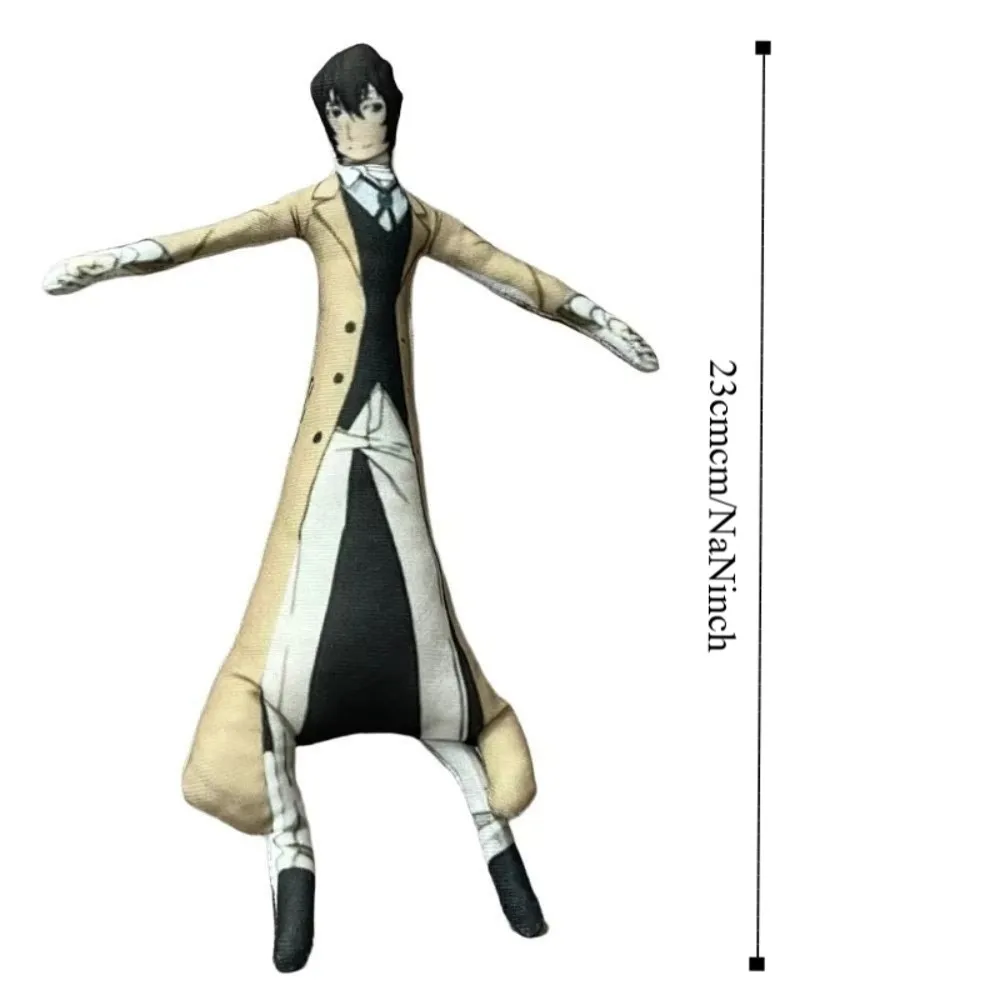 Anime Bungou chiens errants en peluche poupée jouet Osamu Dazai Atsushi Nakahara Chuya forme torsadée mignon doux en peluche poupée cadeaux d'anniversaire