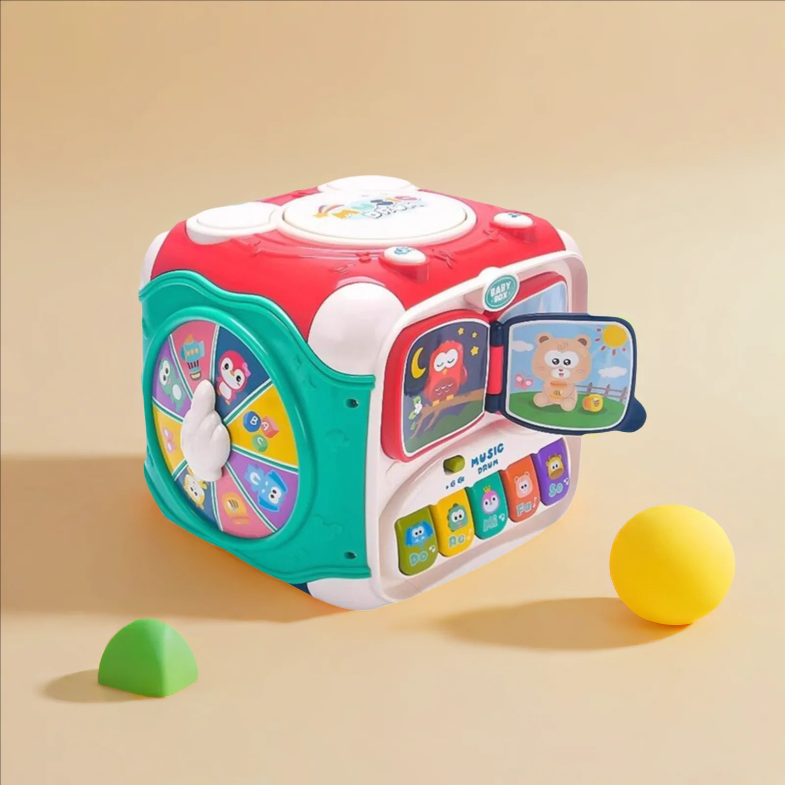 

Baby Learning Activity Cube 6 in 1 Activity Cube for Kids 18-36 Month Gifts