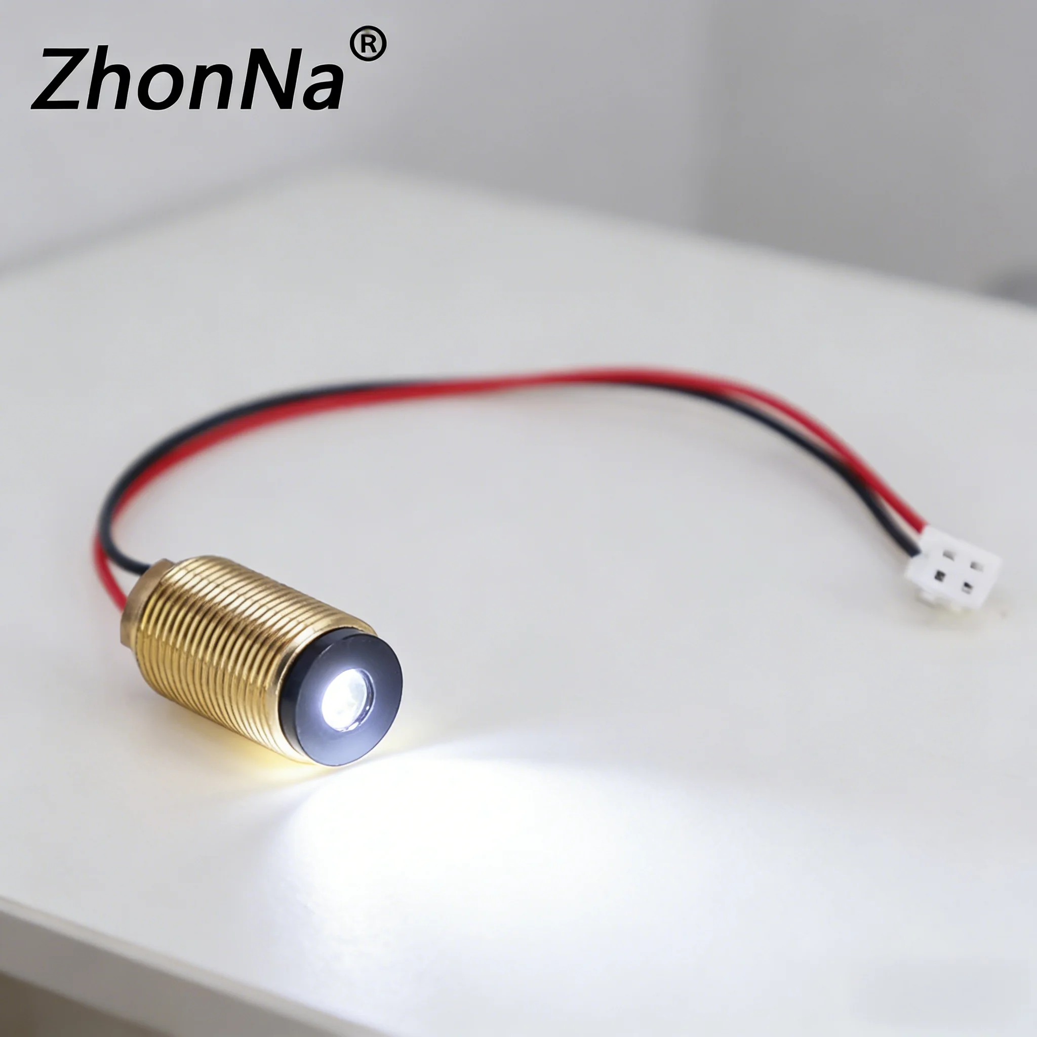 High-Power 550 Lumens White Laser Module Mini Copper Parts for Car Light Searchlight Beam Brightness