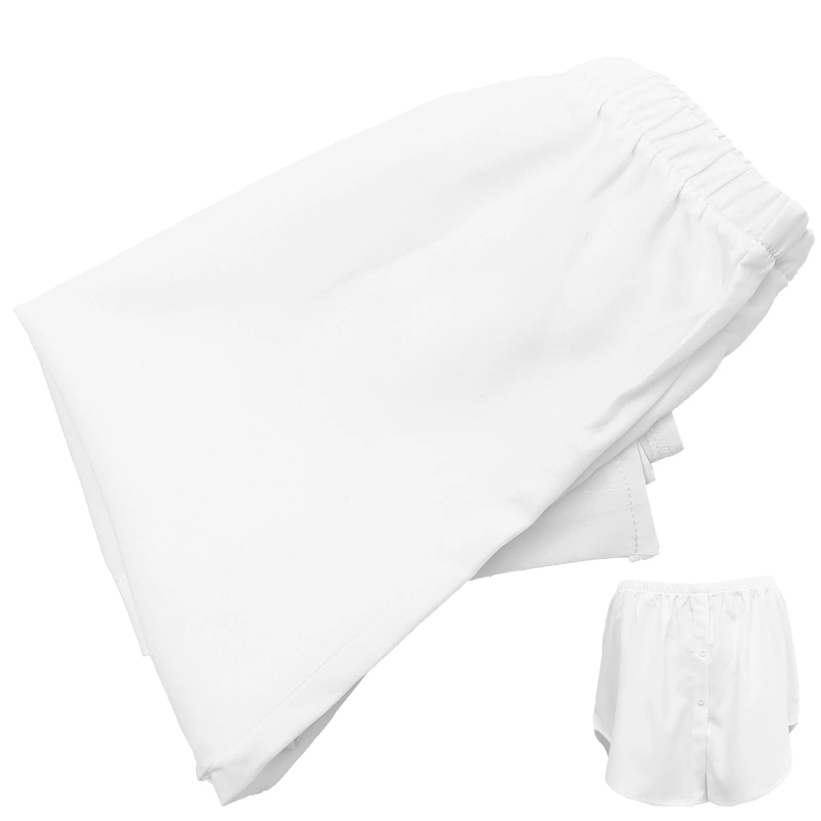 

Fake Hem Short Skirt Layering Shirt Polyester Clothing Women Fake Skirt Shirt Extender Layering Under Shirts Button Extender