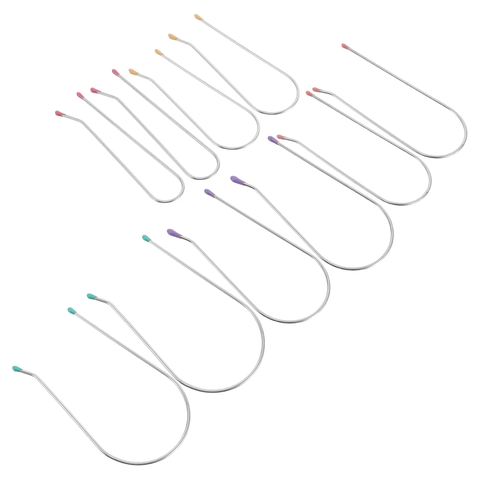 40 шт., сменные зажимы для горячих роликов, U-образные зажимы для завивки, термостойкие, подходят для стержней для завивки 0,75 дюйма, 1 дюйм, 1,25 дюйма, 1,5 дюйма, 1,75 дюйма -