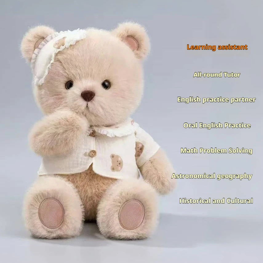 AI Smart Plush Toys Accessible To Large Model For Open Dialogue Interactive Soft Stuffed Animals With Artificial Intelligence